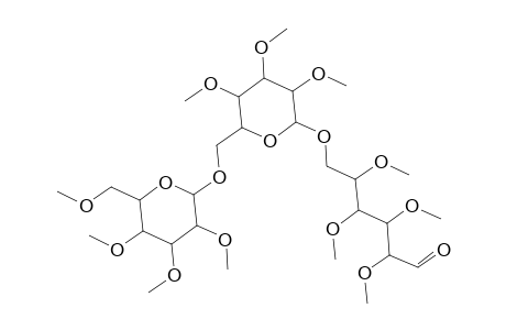 2,3,4,5-Tetra-O-methyl-6-O-[2,3,4-tri-O-methyl-6-O-(2,3,4,6-tetra-O-methylhexopyranosyl)hexopyranosyl]hexose