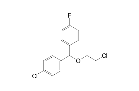 2-Chloroethyl(p-chlorophenyl)(p-fluorophenyl)methyl ether