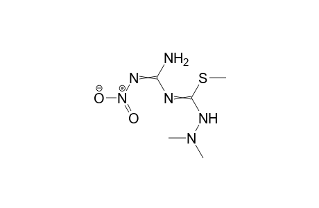 N'-(N-Nitro-amidino)-N4,N4-dimethyl-S-methyl-isothiosemicarbazide