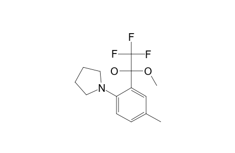 ALPHA-METHOXY-ALPHA-(TRIFLUOROMETHYL)-5-METHYL-2-(1-PYRROLYDINYL)-BENZENE-METHANOL