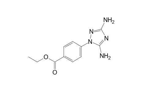 p-(3,5-diamino-1H-1,2,4-triazol-1-yl)benzoic acid, ethyl ester