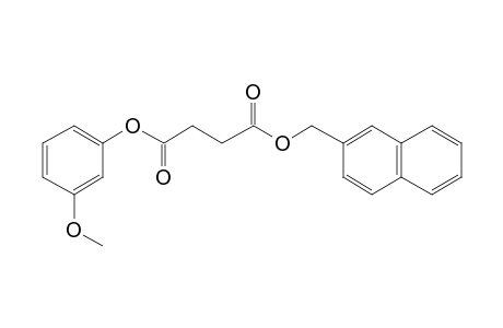 Succinic acid, naphth-2-ylmethyl 3-methoxyphenyl ester