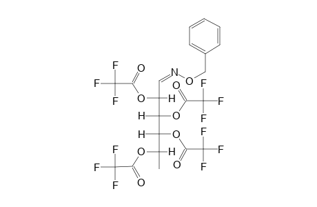 L-(-)-fucose, tetrakis(trifluoroacetate), benzyloxime (isomer 2)