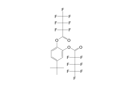 4-Tert-butylcatechol, o,o'-bis(heptafluorobutyrate)