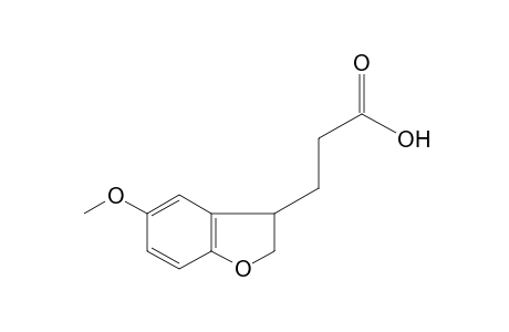 2,3-dihydro-5-methoxy-3-benzofuranpropionic acid