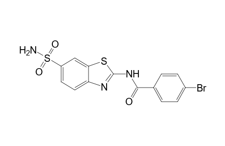 N-[6-(Aminosulfonyl)-1,3-benzothiazol-2-yl]-4-bromobenzamide