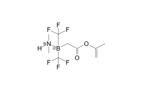 Dimethylamine(N-B)(isopropenyloxycarbonylmethyl)bis(trifluoromethyl)borane