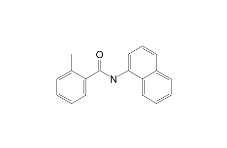 Benzamide, N-(1-naphthyl)-2-methyl-