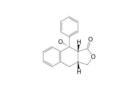 (3aR*,9S*,9aR*)-9-Hydroxy-9-phenyl-3a,4,9,9a-tetrahydronaphtho[2,3-c]furan-1(3H)-one