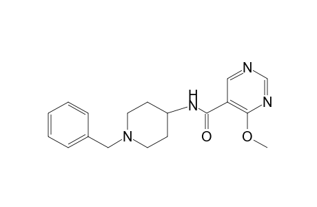 N-(1-benzyl-4-piperidyl)-4-methoxy-5-pyrimidinecarboxamide