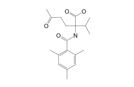 2-(3-oxobutyl)-N-(2,4,6-trimethylbenzoyl)valine