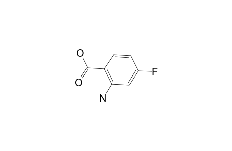 2-Amino-4-fluorobenzoic acid