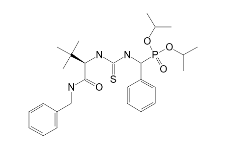 Diisopropyl-[3-(L-1-benzylamino-3,3-dimethyl-1-oxobutan-2-yl)-thioureido]-(phehyl)-methylphosphonate