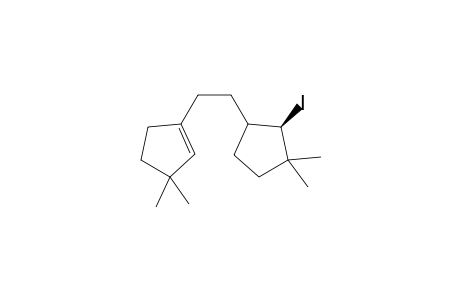 1-[2-(3,3-Dimethylcyclopenyl)ethyl]-2-iodo-3,3-dimethylcyclopentane