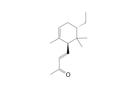 (+)-(1'S,5'S,E)-4-(5'-ETHYL-2',6',6'-TRIMETHYLCYCLOHEX-2'-ENYL)-BUT-3-EN-2-ONE