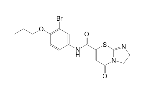 5H-imidazo[2,1-b][1,3]thiazine-7-carboxamide, N-(3-bromo-4-propoxyphenyl)-2,3-dihydro-5-oxo-