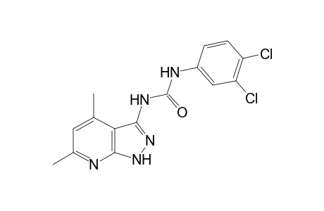 urea, N-(3,4-dichlorophenyl)-N'-(4,6-dimethyl-1H-pyrazolo[3,4-b]pyridin-3-yl)-