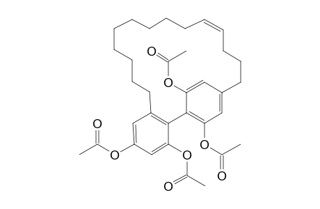 (Z)-1(1,2),2(1,4)-Dibenzenacyclohexadecaphan-6-ene-14,16,22,26-tetraol, 4ac derivative