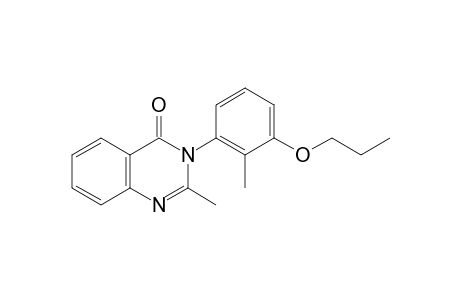 2-methyl-3(3-propoxy-o-tolyl)-4(3H)-quinazolinone