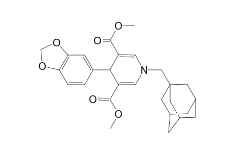 1-(1-adamantylmethyl)-4-(1,3-benzodioxol-5-yl)-4H-pyridine-3,5-dicarboxylic acid dimethyl ester