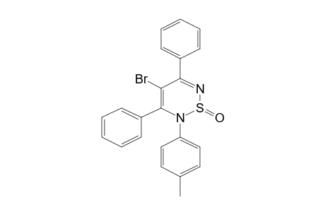 4-Bromo-2-(4-methylphenyl)-3,5-diphenyl-2H-1,2,6-thiadiazine 1-oxide