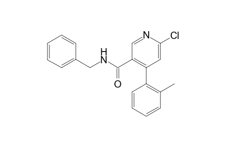 N-Benzyl-6-chloro-4-o-tolyl-nicotinamide