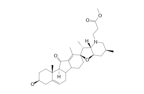 METHYLJERVINE-N-3'-PROPANOATE