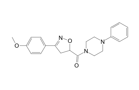 Piperazine, 1-[[4,5-dihydro-3-(4-methoxyphenyl)-5-isoxazolyl]carbonyl]-4-phenyl-