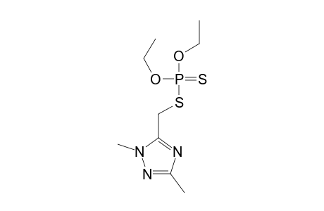 Phosphorodithioic acid, S-[(1,3-dimethyl-1H-1,2,4-triazol-5-yl)methyl] O,O-diethyl ester