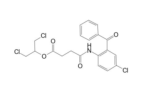 2-Chloro-1-(chloromethyl)ethyl 4-(2-benzoyl-4-chloroanilino)-4-oxobutanoate