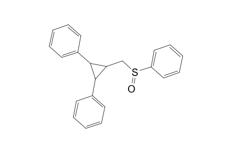 (2-Phenyl-3-[(phenylsulfinyl)methyl]cyclopropyl)benzene