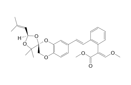 7-[2-(2-Methoxy-1-methoxycarbonylethenyl)phenyl]-5',5'-dimethyl-2'-(2-methylprop-1-enyl)-spiro[[1,4]benzodioxane-2,4'-[1',3']-dioxolane]