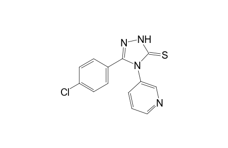 5-(4-Chlorophenyl)-4-(3-pyridinyl)-2,4-dihydro-3H-1,2,4-triazole-3-thione