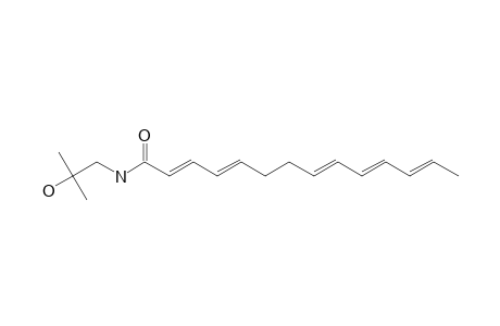 HYDROXY-GAMMA-ISOSANSHOOL;(2-E,4-E,8-E,10-E,12-E)-2'-HYDROXY-N-ISOBUTYL-2,4,8,10,12-TETRADECAPENTAENAMIDE