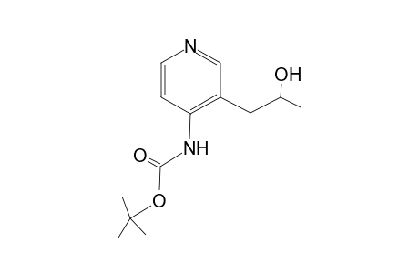 N-[3-(2-hydroxypropyl)-4-pyridinyl]carbamic acid tert-butyl ester