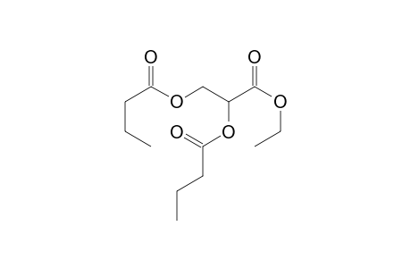 3-Ethoxy-3-oxopropane-1,2-diyl dibutyrate