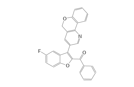 [3-(5H-chromeno[4,3-b]pyridin-3-yl)-5-fluoro-1-benzofuran-2-yl](phenyl)methanone