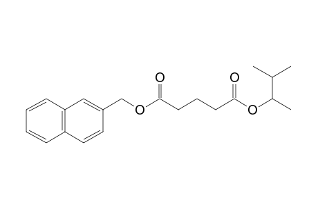 Glutaric acid, 3-methylbut-2-yl (2-naphthyl)methyl ester