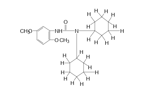 1,1-dicyclohexyl-3-(2,5-dimethoxyphenyl)urea