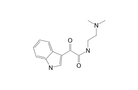 1H-Indole-3-acetamide, N-[2-(dimethylamino)ethyl]-.alpha.-oxo-