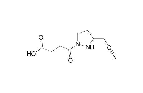 3-(cyanomethyl-?-oxo-1-pyrazolidinebutyric acid