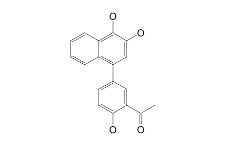 1-[5-(3,4-Dihydroxy-1-naphthalenyl)-2-hydroxyphenyl]ethanone