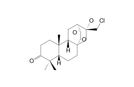 ENT-17-CHLORO-(13S),16-BETA-DIHYDROXY-ATISANE-3,14-DIONE