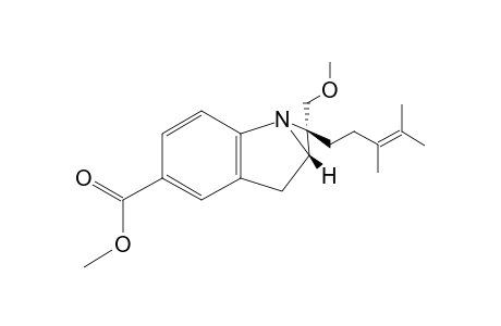 (2S*)-1,2-[(R*)-1-(3,4-Dimethyl-3-pentenyl)-1-(methoxymethyl)methylene]-5-methoxycarbonylindoline