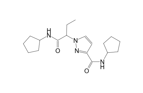 1H-pyrazole-1-acetamide, N-cyclopentyl-3-[(cyclopentylamino)carbonyl]-alpha-ethyl-