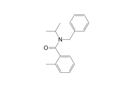 N-Benzyl-2-methyl-N-(propan-2-yl)benzamide