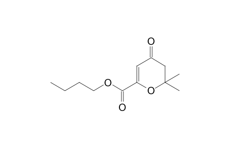 3,4-dihydro-2,2-dimethyl-4-oxo-2H-pyran-6-carboxylic acid, butyl ester