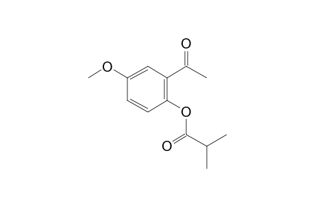 2'-Hydroxy-5'-methoxyacetophenone, 2-methylpropionate