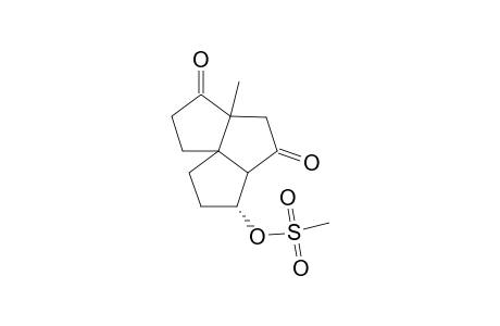 9-.alpha.-Methanesulfonyloxy-5-methyltricyclo[6.3.0.0(1,5)]undeca-4,7-dione