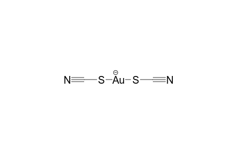 Bis(thiocyanato)-gold anion